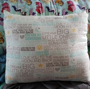 I love you to the moon and back pillow